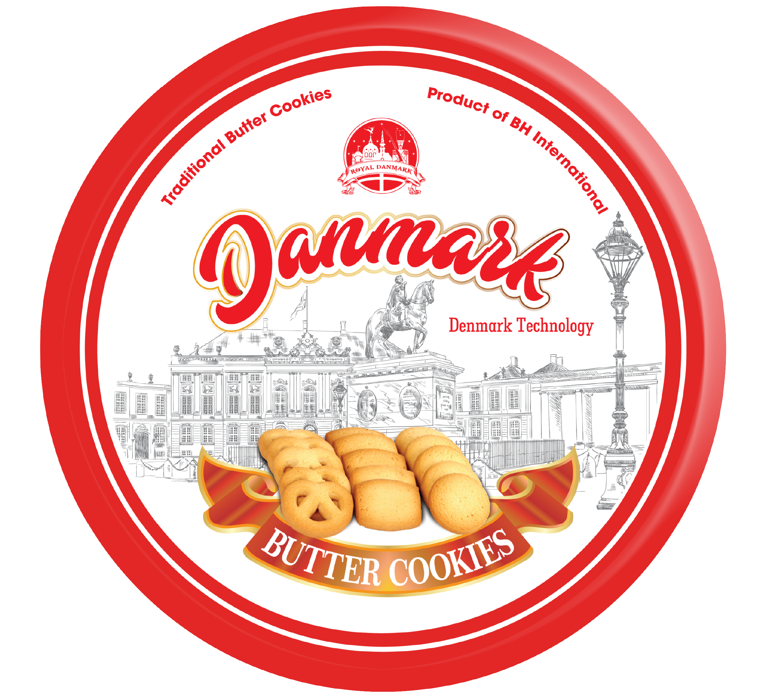 Danmark Cookies Đỏ